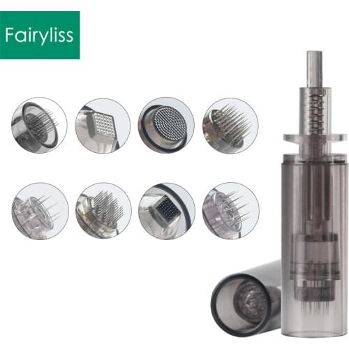 50pcs Ultima A7 Dr.pen Auto Microneedles Cartridge Derma Needles 9/12//36/42/Nano Pin Tattoo Needles Microneedling Therapy Tip