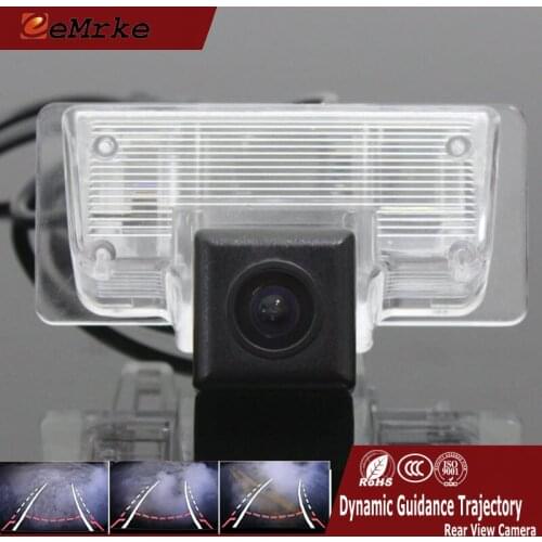 EEMRKE For Nissan Altima/Latio/Tiida Sedan/Maxima/Teana CCD HD Car Rear View Camera With Tracks Reversing Guidance Trajectory