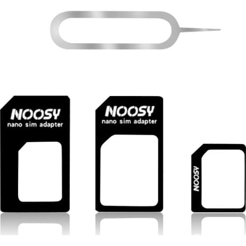 FONKEN SIM Card Adapter Connector Kit For iPhone SIM Card Border Extension Case Mobile Phone Card Converter 3 In 1 SIM Card Tool