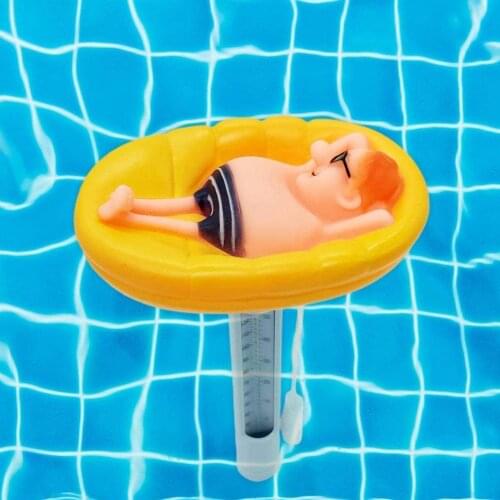 SPA Hot Tub Water Temperature Measuring Meter Pool Portrait Floating Thermometer for Family Outdoor Swimming Accessories