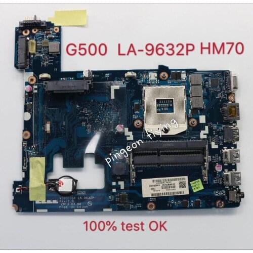 For G500 Laptop Motherboard HM70 Number LA-9632P FRU 90002836 90002830 90002831 90002838 90002832