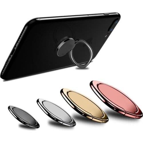 MeterMall Universal Metal Bracket 360 Flexible Rotation Finger Ring Phone Holder Lightweight Convenient Lazy Phone Holder