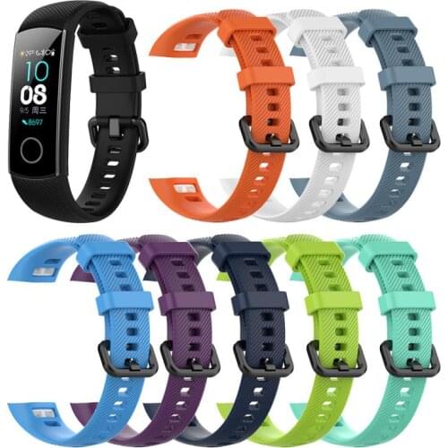 Watch Band TPU Material Wrist Strap For Huawei Honor Band 5 Smart Watchband Adjustable Bracelet Strap Smart Accessories
