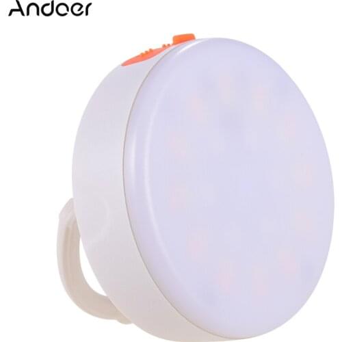 Andoer LY-02 Mini RGB LED Fill Light Photography Lamp Portable Multi-function RGB Fill Light 3200-6500K Photography Studio Light