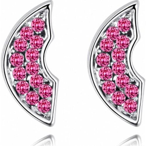 TRACYSWING Brand Real Austrian Crystals Fashion trendy Dangle Earrings For Women Gift White Gold Color #TW131862