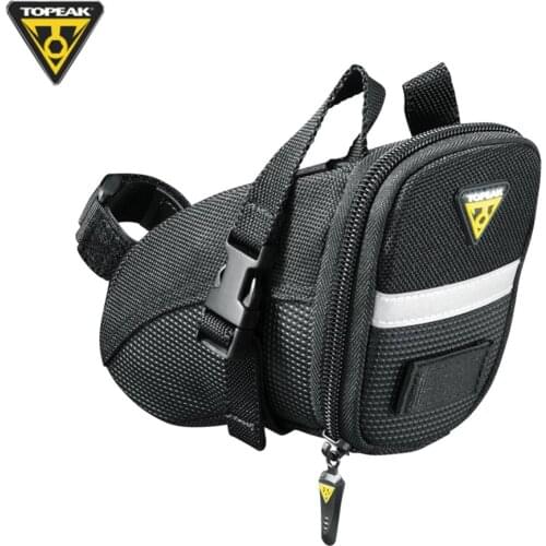 TOPEAK AERO WEDGE PACK S/M/L Bike Bags Aerodynamic Seat Bag Holds Tubes Nylon straps / Buckle 1200 Denier Polyester TC2262B
