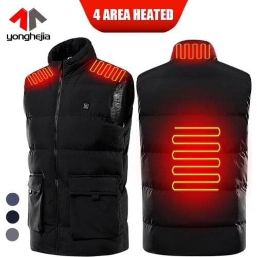Winter Smart Usb Electric Heating Vest Thermal Clothing Women Outdoor Thermal Warm Vest Fishing Hunting Winter Heating Jacket