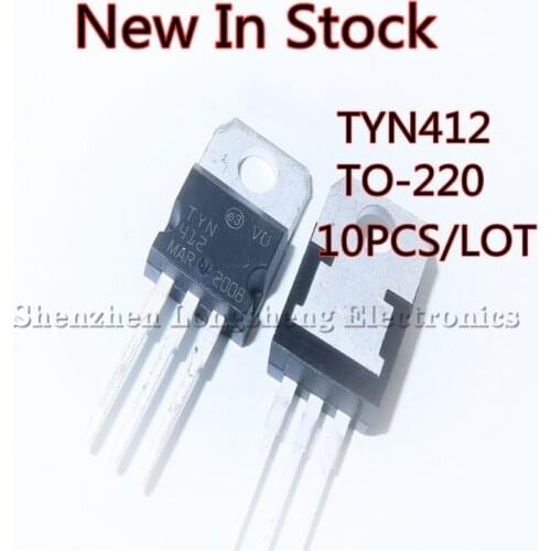 10PCS/LOT New TYN412RG TYN412 TO-220 single thyristor