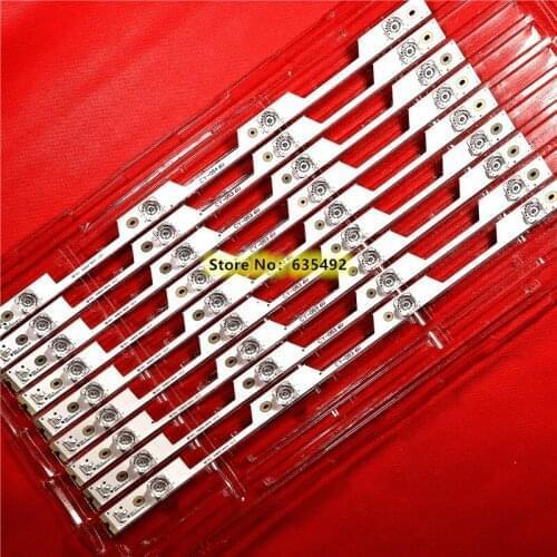 100% new 1set=9pieces For TCL L55P1-UD L55P1S-CF TCL B55A739 4C-LB5504-HR3 HR4 55HR330M04A2 55HR330M04B2 V0 507mm 6V