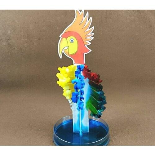 2019 19x10cm Multicolor Magic Grow Paper Parrot Tree Magically Growing Christmas Trees Arbres Magique Science Toys For Children