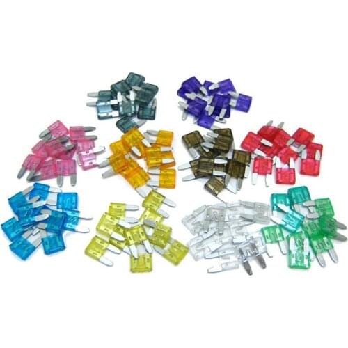 30 X Mixed Amp Mini Blade Fuses Car Motorbike Atm Auto
