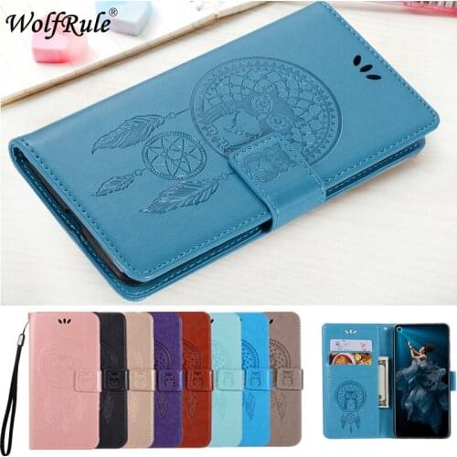 Cover Huawei Honor 20 Case Owl Flip Wallet Leather Cover For Huawei Honor 20 Luxury Phone Bag Case For Huawei Honor 20 6.26 inch