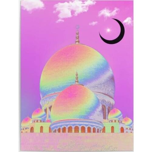 Home Decor Canvas Echoes from the Moon Prints Painting Poster Wall Art Building For Bedside Background Modular Pictures Frame