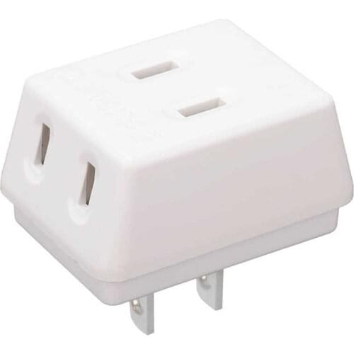 Herramientas pladur toggle anchor Power Outlet Plug Adapter 2‑Prong 1 to 3 Electric Converter US Plug 125V 1500W JET303A‑2