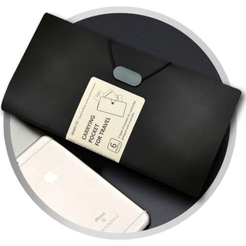 Student Stationery Office Stationery Multi-function Business B6 Passport Holder Portable Compact Storage Clip Paper Clip Folder