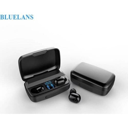 Blue Bluetooth 5.0 Version Xiaomi A10S TWS Mini Touch Control In-ear Wireless Earphones Long-lasting Battery Sports Earphones