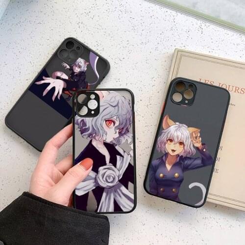 Neferpitou Alluka hxh anime Phone Case Matte Transparent for iPhone 7 8 11 12 s mini pro X XS XR MAX Plus coque