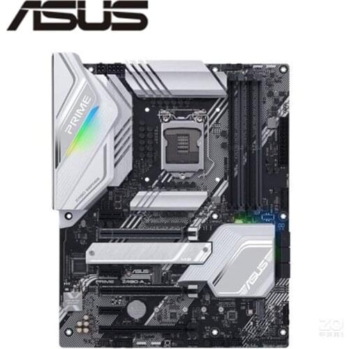 NEW For ASUS PRIME Z490-A Motherboard Socket LGA 1200 DDR4 M.2 nvme ssd For Intel Z490 Original Desktop Mainboard