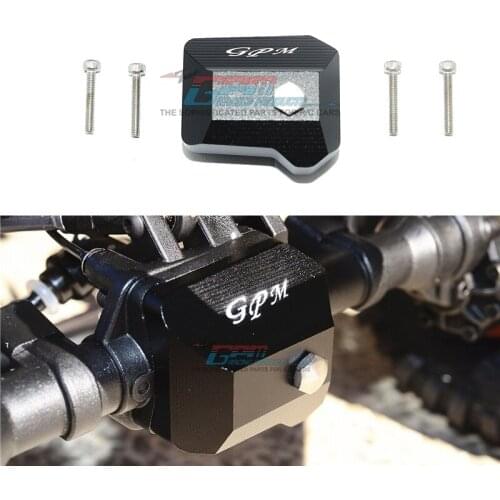 RC Car Parts GPM 1/10 TRX4 TRX-4 82056-4 Climbing Car Aluminum Alloy Metal Front And Rear Gearbox Universal Metal Cover TRAXXAS