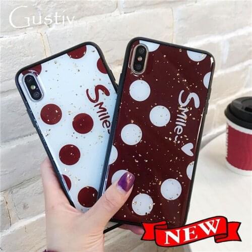 Luxury Dots glitter case For Huawei P20 P30 P40 pro for Huawei Mate 20 30 pro Bling Sequin Gold Foil Epoxy case