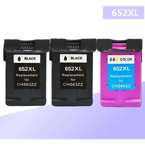 Compatible 652XL ink cartridge for hp652 for HP 652 XL for HP Deskjet 1115 1118 2135 2136 2138 3635 3636 3835 4535 Printer