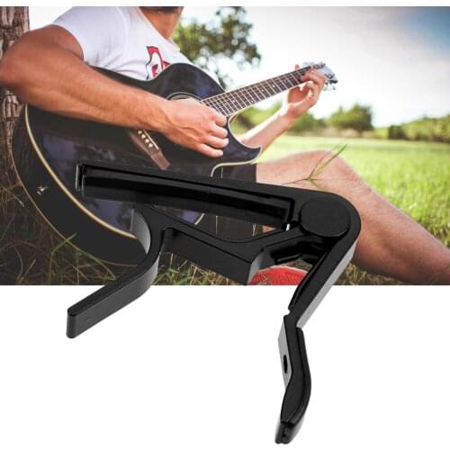 High Quality Aluminium Alloy Guitar Capo Guitar Accessories Change Clamp Key Acoustic Classic Tone Adjusting Guitar Parts