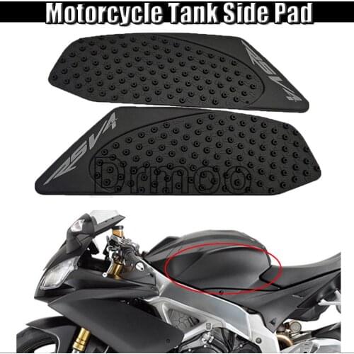 Motorcycle Protector Anti Slip Tank Pad Stickers Gas Knee Grip Traction Side Decal Cover For Aprilia RSV4 2010-2017