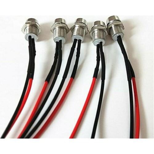 10X Green 12V LED ICar Decoration Lights Ndicator Lamp Warn Light For Pilot Dash Panel Car Truck Boat