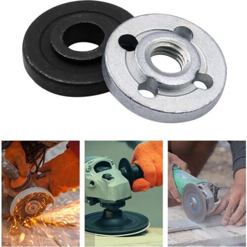 2pcs Steel Lock Nuts Flange Nut Inner Outer Kit Angle Grinder Tool Accessories Toothless Toothed