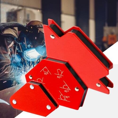 4/6PCS welding magnet group welding positioner fixed angle positioner labor-saving, high stability, convenient and universal