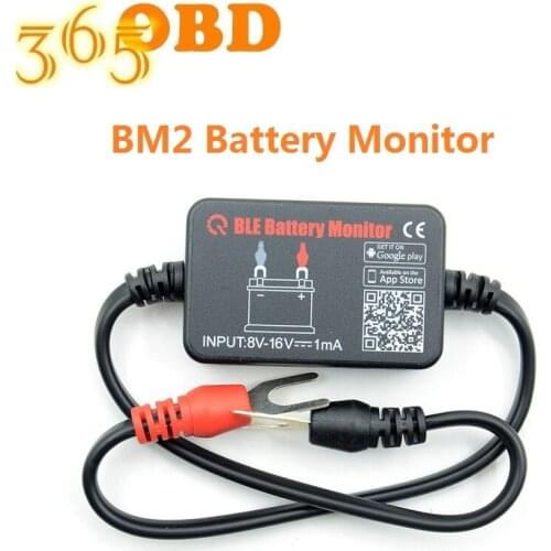 Car Battery Monitor Analyzer Tester BT 12V Electric Circuit Tester for Android IOS Diagnostic Tool Auto BM2 Battery Analyzer