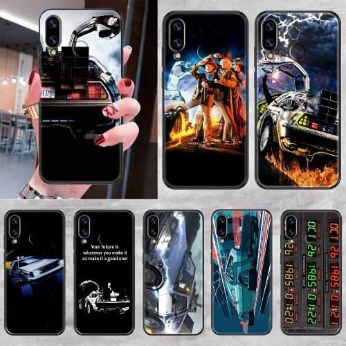 Back To The Future Phone case For Huawei Honor 6 7 8 9 10 10i 20 A C X Lite Pro Play black tpu prime trend funda silicone coque
