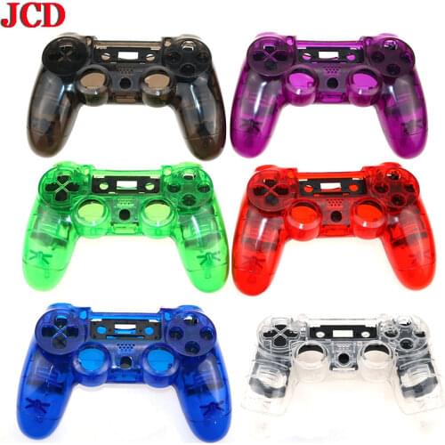 PS4 V1 Controller Full Housing Shell Case Cover Mod Kit buttons For Playstation 4 Gamepad Dualshock 4 Replace PS4 Transparent