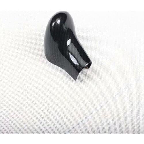 Carbon Fiber Gear Head Decoration Cover Gear Knob Shift Cover Trim For Audi A4 B8 A5 Q5 Q7 2012 2013 2014-2016