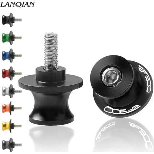 For Suzuki RF900 R 1994 1995 1996 1997 Motorcycle Aluminum 8MM Spools Screws Stand Arm Drop Slider Swing Screw Swingarm Sliders