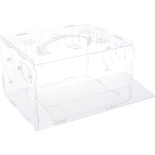 Hamster Cage Funny Guinea Pig Cage Acrylic Small Pets House for Chinchilla Ferret Hedgehog Hamster Accessories