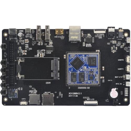 X3128 Development Board RK3128 Quad core a7 1G / 8G open source Android6.0 Linux low cost