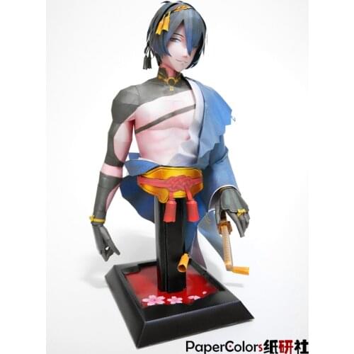 Sword Dance Three-day Monthly Zongs Near Grandpa Zhenjian Bust With 3D Stereo Paper Model DIY Manual Animation