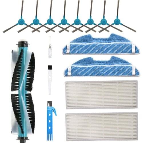 Accessories kit For Cecotec Conga 1490 Conga 1590 Main Brush HEPA Filter Robot Vacuum Cleaner Replacement Parts Side Brush Mops