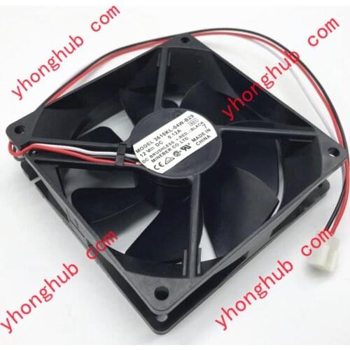 NMB-MAT 3610KL-04W-B29 S51 DC 12V 0.12A 90X90X25mm 3-Wire Server Cooling Fan