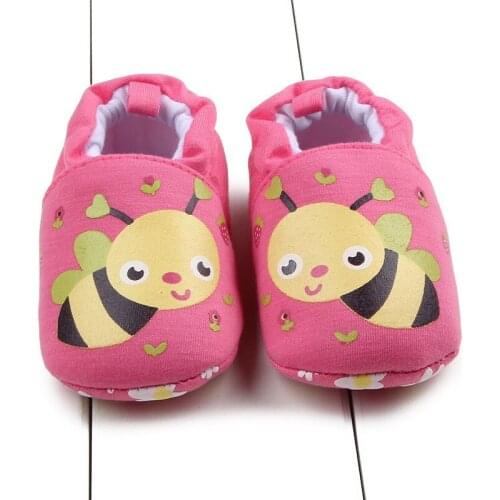 Baby Girl Cartoon Animal Print Shoes Breathable Anti-Slip Casual Sneakers Toddler Soft Soled First Walkers Baby Shoes