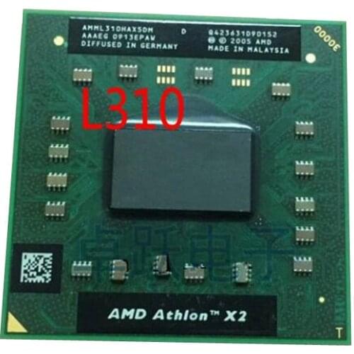 Original AMD Athlon L310 notebook CPU AMML310HAX5DM LGA Free shipping best quality socket S1 processor free shipping