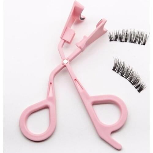 YioWio Plastic Light Magnetic Eyelashes Use Tweezers Clip Curler Tool Magnet Eyelash Wearing Assistance Tool Eye Makeup Tweezers