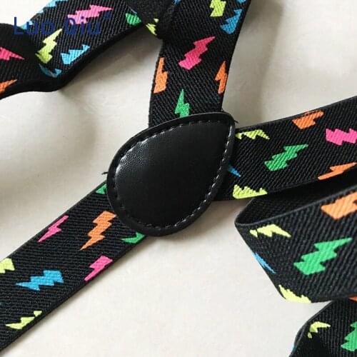 （10pcs/lot）Adjustable Elasticated Adult Suspender Straps Bow Tie Men Women Y Shape Elastic Clip-on Suspenders 3 Clip Pants Bra