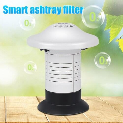Portable Smoke Air Purifier Desktop Filters Ashtray Filter Air Purification Cleaner Dust Cigarette Remover Deodorant for Home