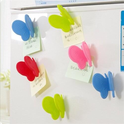 Silicone Pot Bowl Holder Clip Fridge Magnet Butterfly Heat Resistant Anti-slip Finger Insulated Cooking Baking Tool