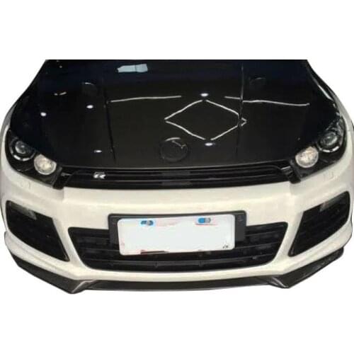 3 pcs car front bumper Splitter lip Spoiler diffuser protective guard cover Trim for VW Scirocco R 2009 - 2014
