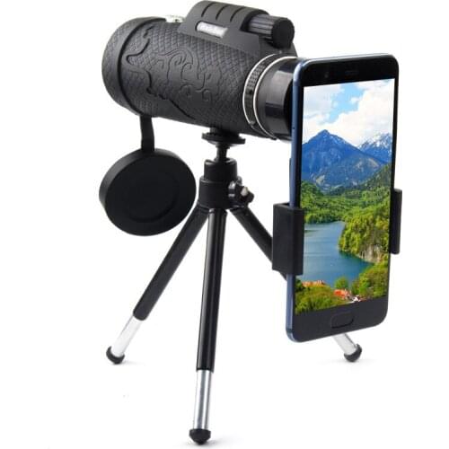 Telescope monocular low light night vision high-definition high-power mobile phone spectacles 50X60 auspicious clouds
