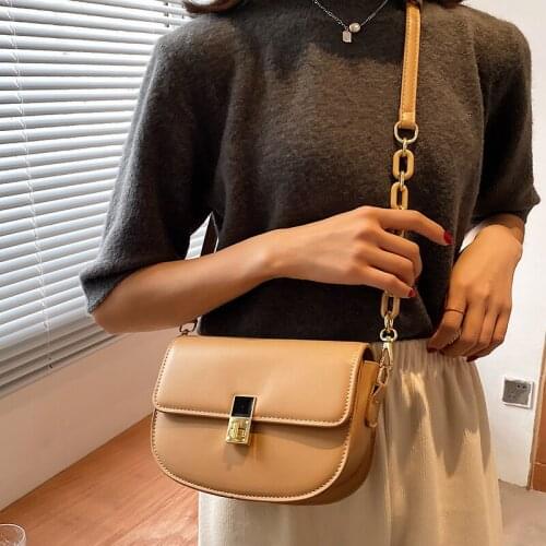 High Quality Pu Leather Chain Women Shoulder Bag Fashion Ladies Crossbody Bags for Women Designer Female Handbags Messenger Bags
