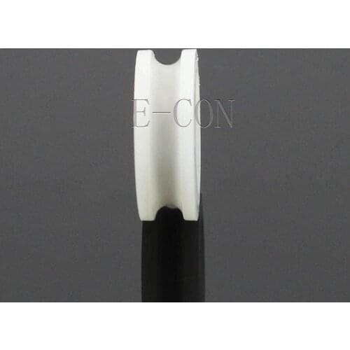 1/2/5/10PCS U Nylon plastic Embedded 695 Groove Ball Bearings 5*17*6mm Guide Pulley